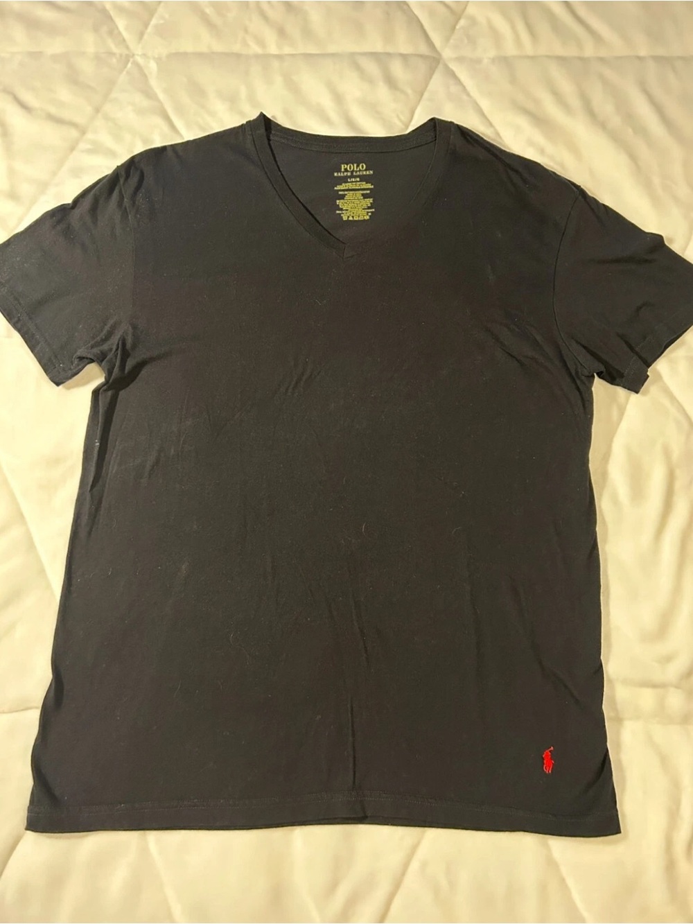 Polo Ralph Lauren Men's  V-neck Cotton T-Shirt Classic Fit Large